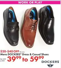 Boscov's Mens DOCKERS Dress & Casual Shoes offer