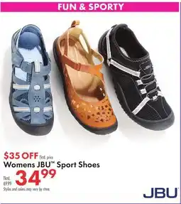 Boscov's Womens JBU Sport Shoes offer