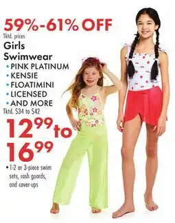 Boscov's Girls Swimwear offer