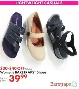 Boscov's Womens BARETRAPS Shoes offer