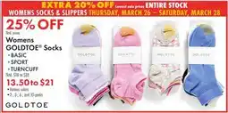 Boscov's Womens GOLDTOE Socks offer