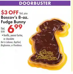 Boscov's Boscov's 8-oz. Fudge Bunny offer
