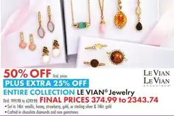 Boscov's ENTIRE LE VIAN Jewelry offer