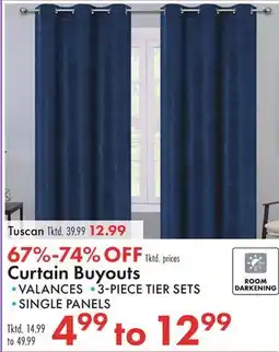 Boscov's Curtain Buyouts offer