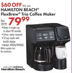 Boscov's HAMILTON BEACH FlexBrew Trio Coffee Maker offer