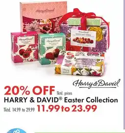 Boscov's HARRY & DAVID Easter Collection offer