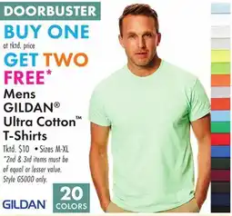 Boscov's Mens GILDAN Ultra Cotton T-Shirts offer