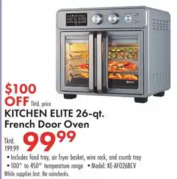 Boscov's KITCHEN ELITE 26-qt. French Door Oven offer