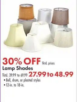 Boscov's Lamp Shades offer