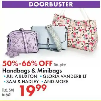 Boscov's Handbags & Minibags offer