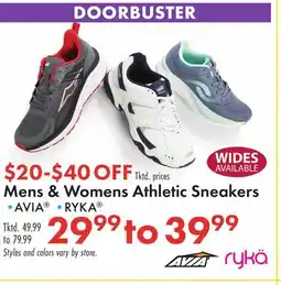 Boscov's Mens & Womens Athletic Sneakers offer