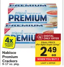 ACME Nabisco Premium Crackers offer