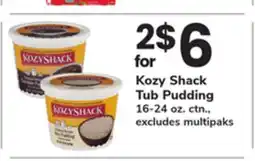 ACME Kozy Shack Tub Pudding offer