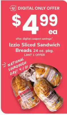 ACME Izzio Sliced Sandwich Breads offer