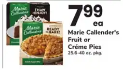 ACME Marie Callender's Fruit or Créme Pies offer