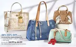 Boscov's FASHION HANDBAGS offer
