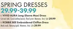 Boscov's SPRING DRESSES offer
