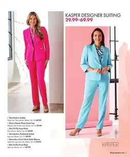 Boscov's KASPER DESIGNER SUITING offer