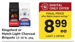 ACME Kingsford or Match Light Charcoal Briquets offer