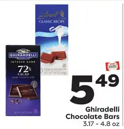 Weis Markets Ghiradelli Chocolate Bars offer