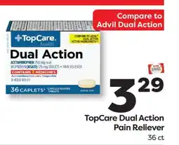 Weis Markets TopCare Dual Action Pain Reliever offer