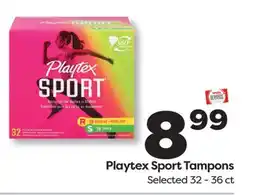 Weis Markets Playtex Sport Tampons offer
