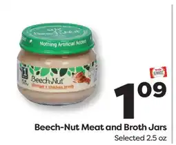 Weis Markets Beech-Nut Meat and Broth Jars offer