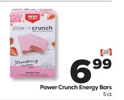 Weis Markets Power Crunch Energy Bars offer