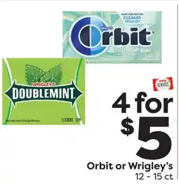 Weis Markets Orbit or Wrigley's offer