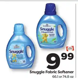 Weis Markets Snuggle Fabric Softener offer
