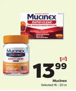 Weis Markets Mucinex offer