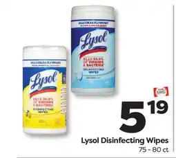 Weis Markets Lysol Disinfecting Wipes offer