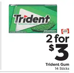 Weis Markets Trident Gum offer