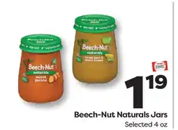 Weis Markets Beech-Nut Naturals Jars offer