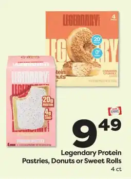 Weis Markets Legendary Protein Pastries, Donuts or Sweet Rolls offer