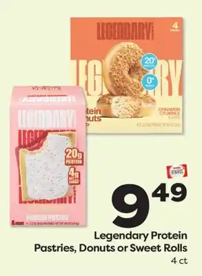 Weis Markets Legendary Protein Pastries, Donuts or Sweet Rolls offer
