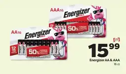 Weis Markets Energizer AA & AAA offer