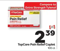 Weis Markets TopCare Pain Relief Caplet offer