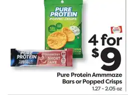 Weis Markets Pure Protein Ammmaze Bars or Popped Crisps offer