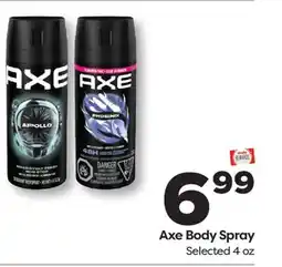 Weis Markets Axe Body Spray offer