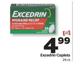 Weis Markets Excedrin Caplets offer