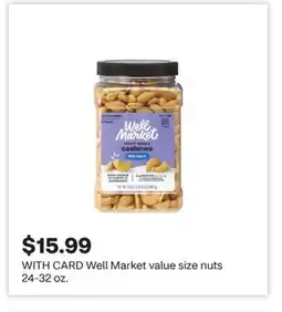CVS Well Market value size nuts offer