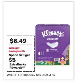 CVS Kleenex tissues offer