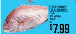 Hmart Fresh Red Snapper offer