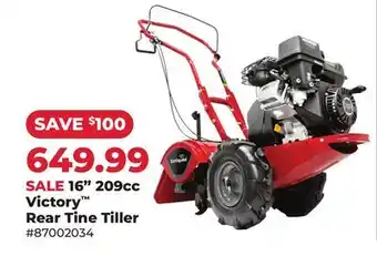 Runnings Earthquake 16 209cc Victory Rear Tine Tiller offer