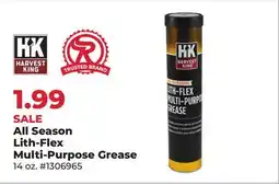 Runnings Harvest King All Season Lith-Flex Multi-Purpose Grease offer