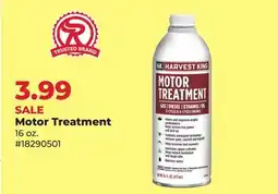 Runnings Harvest King Motor Treatment offer