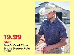 Runnings Noble Outfitters Men's Cool Flow Short Sleeve Polo offer