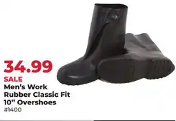 Runnings Tingley Men's Work Rubber Classic Fit 10 Overshoes offer