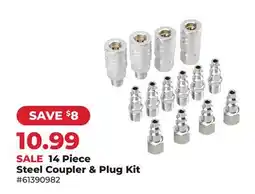 Runnings Steelcore 14 Piece Steel Coupler & Plug Kit offer